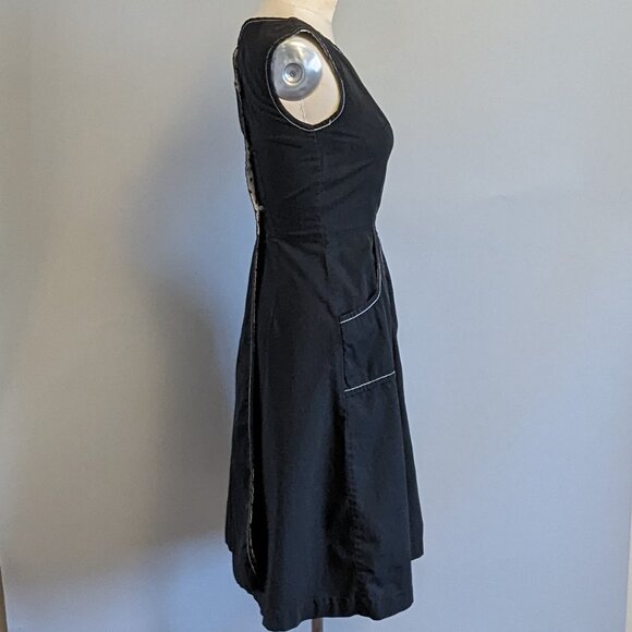 Vintage Handmade 1950s Sleeveless A-Line Sailor Inspired Dress XS - Picture 5 of 12